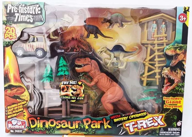 Set de Juego Dinosaurios TRex Luz y Sonidos 20pcs 3a+ | Jugueterías TOYS
